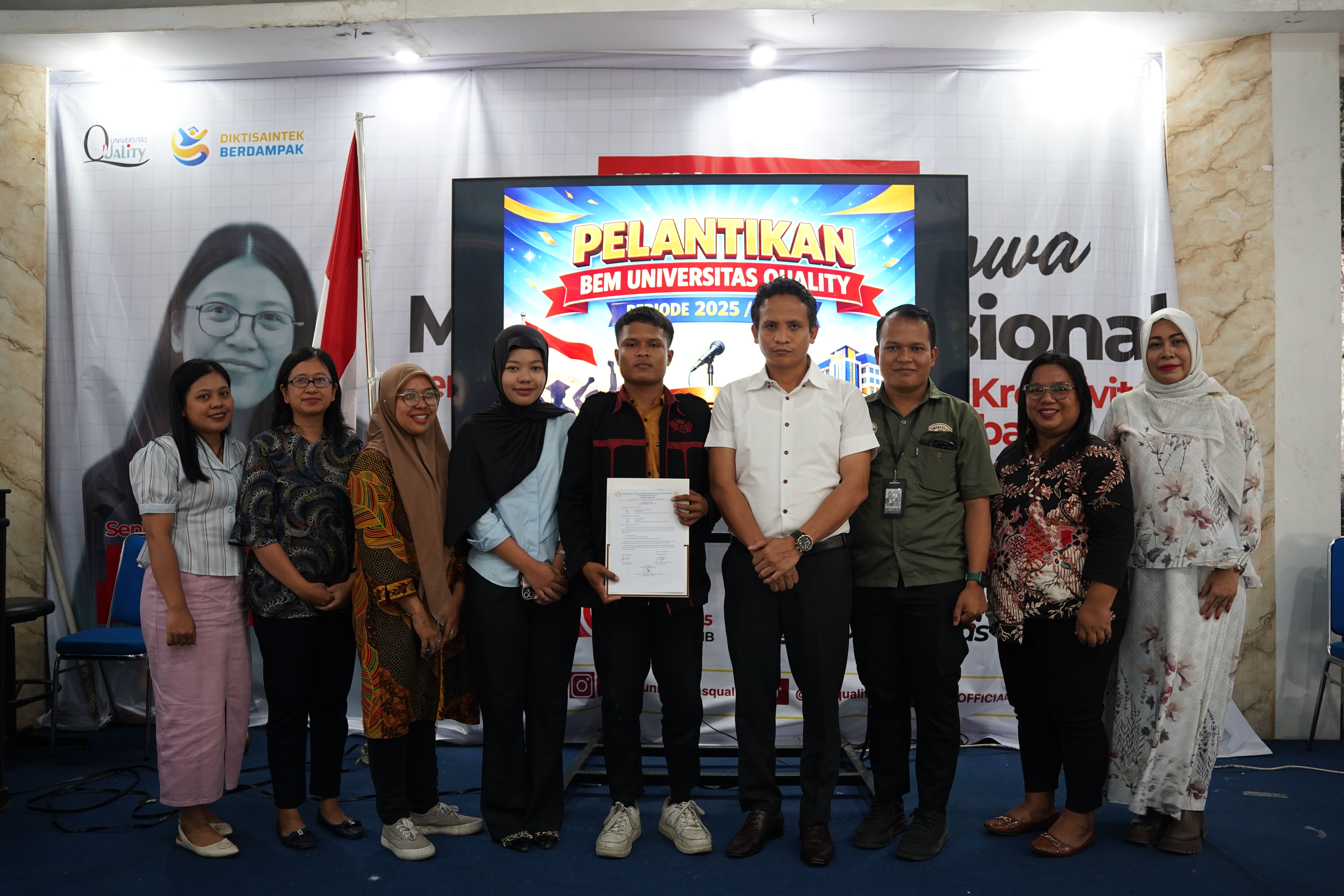 Pelantikan Pengurus BEM Universitas Quality Medan Periode 2026–2027